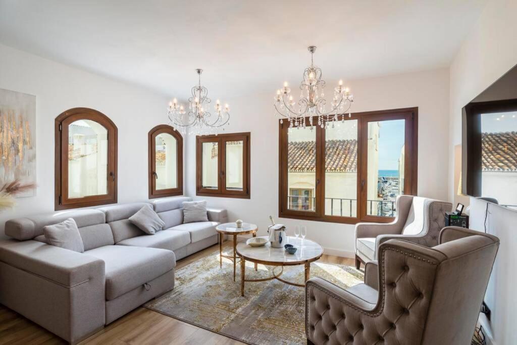 Puerto Banus Second Line, Luxury Apartement Marbella Eksteriør bilde